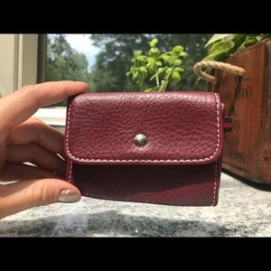 Tommy Hilfiger Brown Leather Coin Purse/Wallet